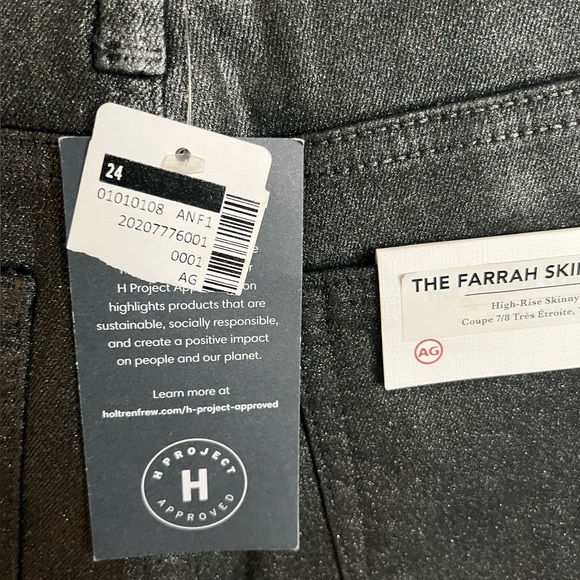 AG Farah Skinny Ankle High Rise Sz 24 Ladies - New with tags - Picture 2 of 7